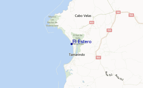 locatiekaart van El Estero