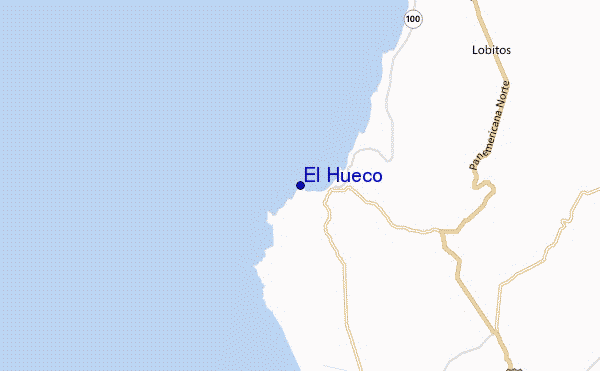 locatiekaart van El Hueco