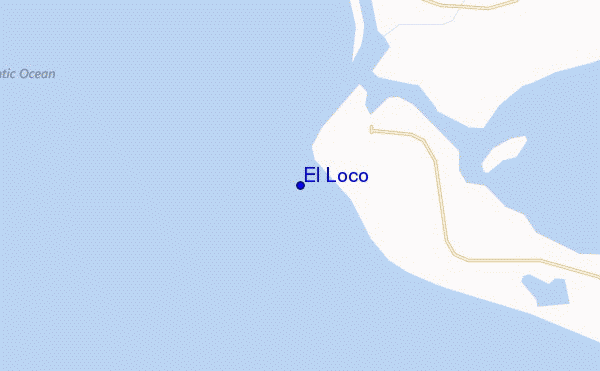 locatiekaart van El Loco