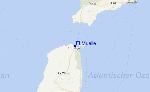 El Muelle Location Map