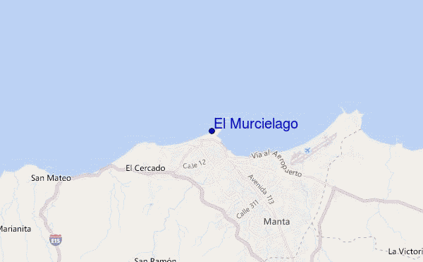 locatiekaart van El Murcielago