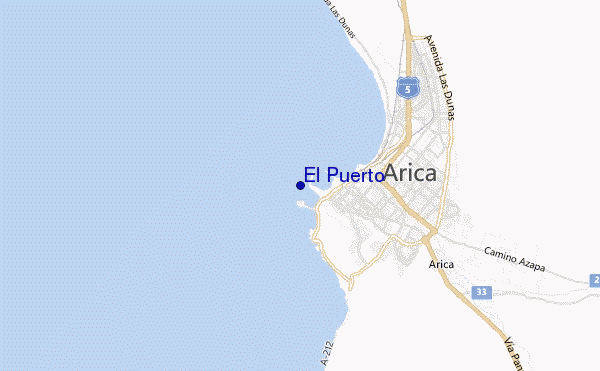 locatiekaart van El Puerto
