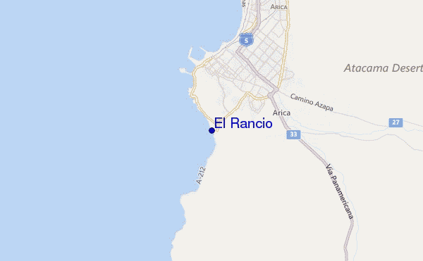 locatiekaart van El Rancio