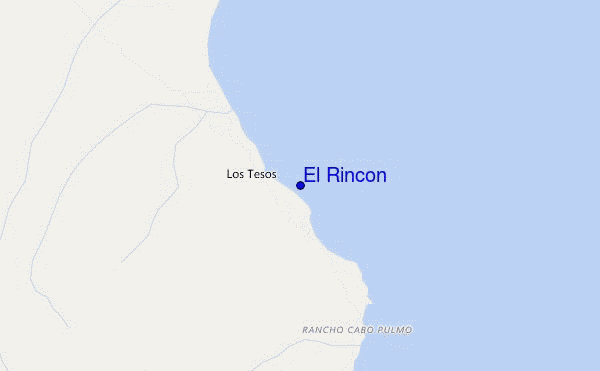 locatiekaart van El Rincon