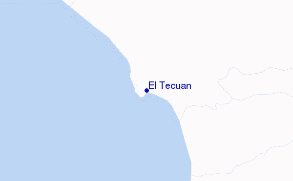 locatiekaart van El Tecuan