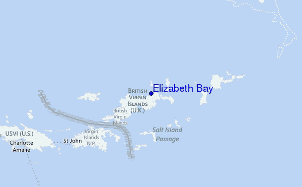 Elizabeth Bay Location Map