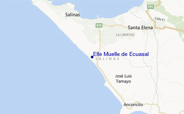 locatiekaart van Elle Muelle de Ecuasal