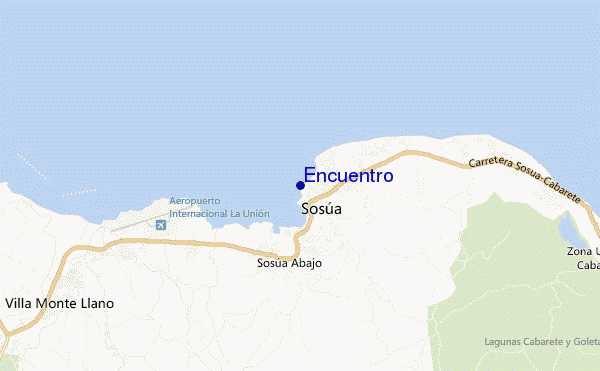 locatiekaart van Encuentro