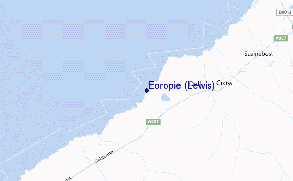 locatiekaart van Eoropie (Lewis)