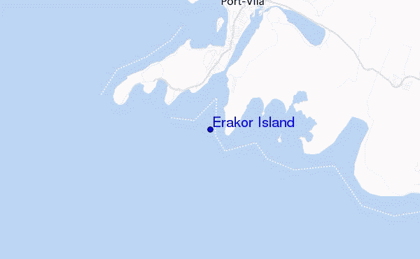 locatiekaart van Erakor Island