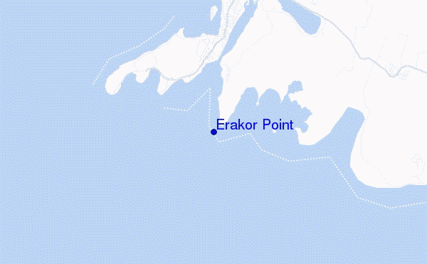 locatiekaart van Erakor Point