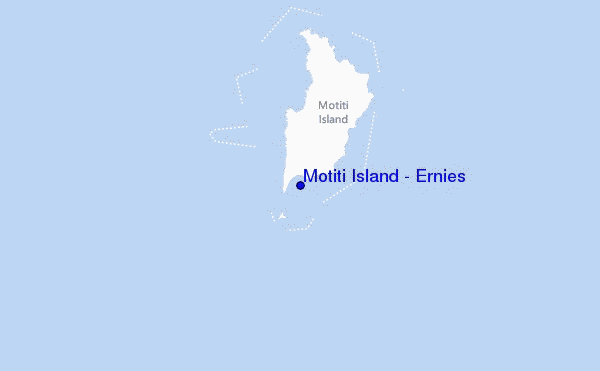locatiekaart van Motiti Island - Ernies