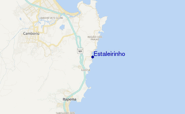 locatiekaart van Estaleirinho