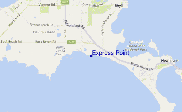 locatiekaart van Express Point