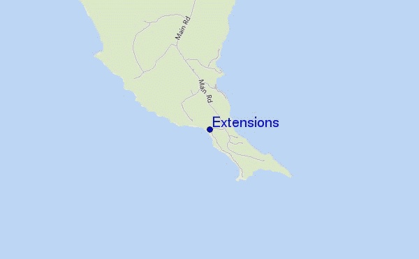 locatiekaart van Extensions
