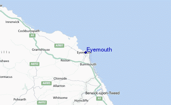 Eyemouth Location Map