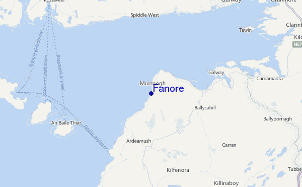 Fanore Location Map