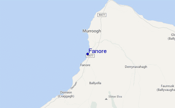 locatiekaart van Fanore