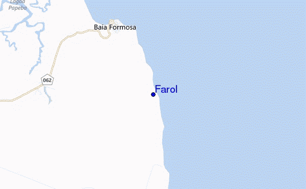 locatiekaart van Farol