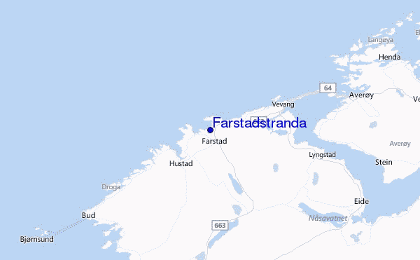 Farstadstranda Location Map