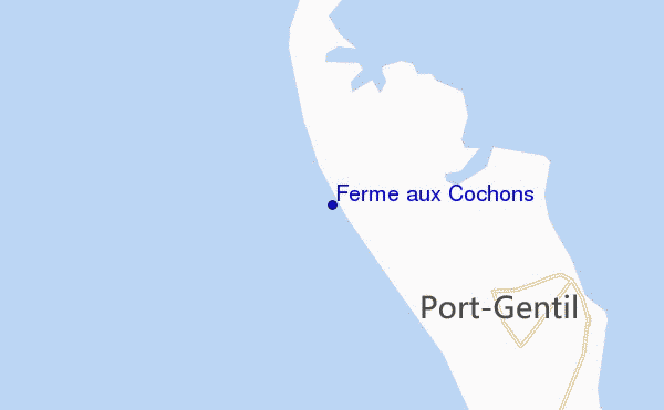 locatiekaart van Ferme aux Cochons