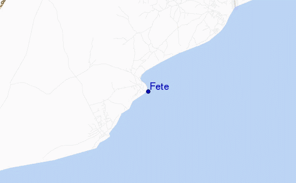 locatiekaart van Fete