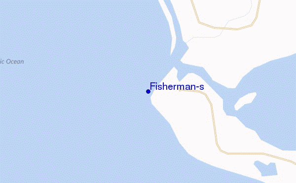 locatiekaart van Fisherman's