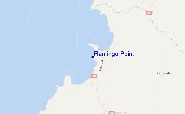 locatiekaart van Flamingo Point