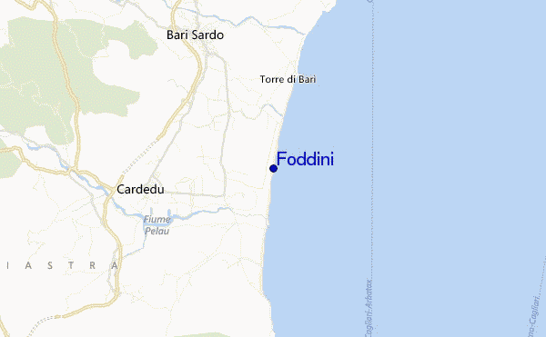 locatiekaart van Foddini