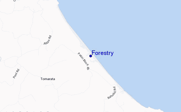 locatiekaart van Forestry
