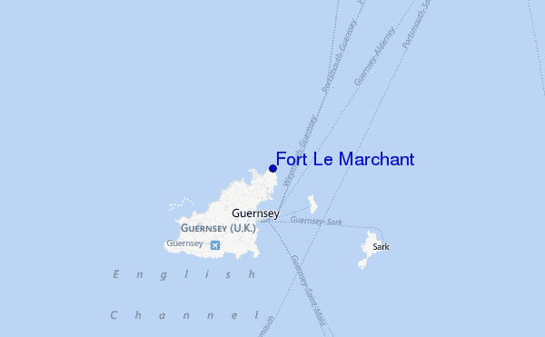 Fort Le Marchant Location Map