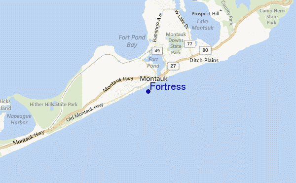 locatiekaart van Fortress
