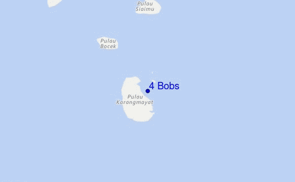 locatiekaart van 4 Bobs