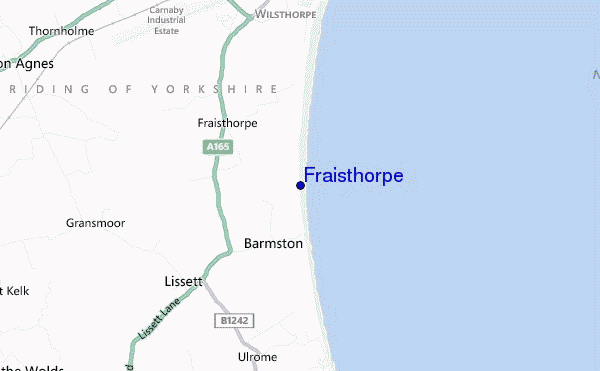 locatiekaart van Fraisthorpe