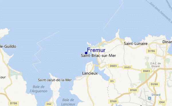 locatiekaart van Fremur