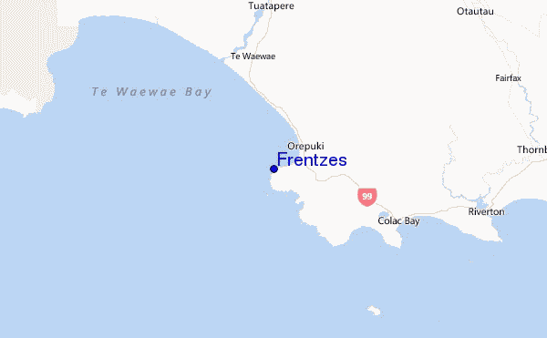 Frentzes Location Map