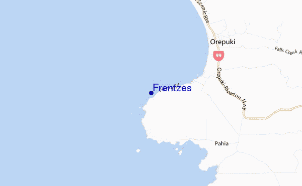 locatiekaart van Frentzes