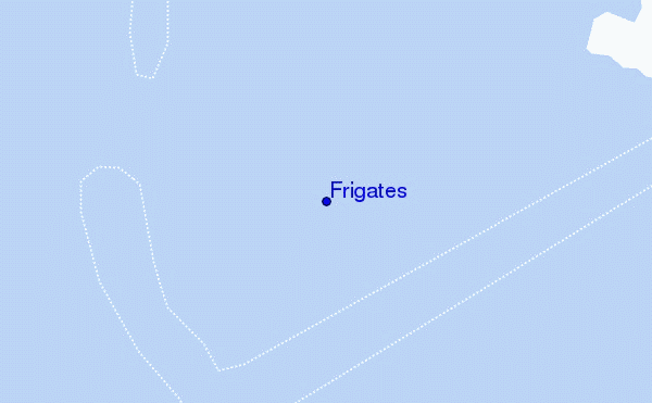 locatiekaart van Frigates