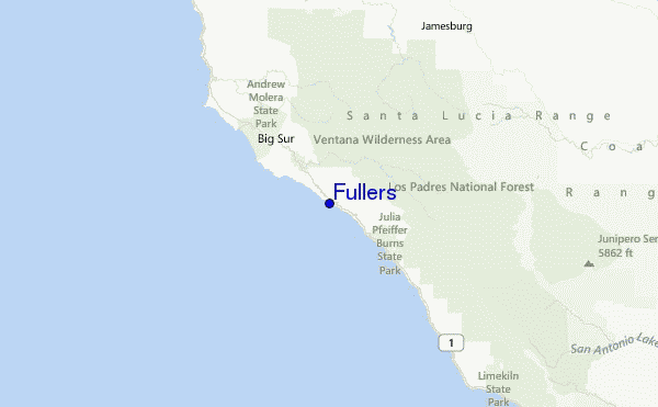 Fullers Location Map