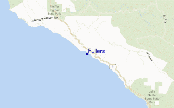 locatiekaart van Fullers