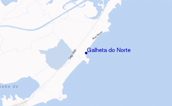 locatiekaart van Galheta do Norte