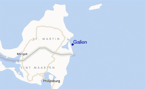 locatiekaart van Galion