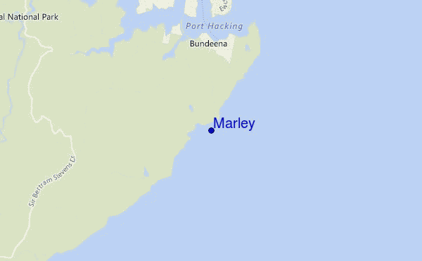 locatiekaart van Marley