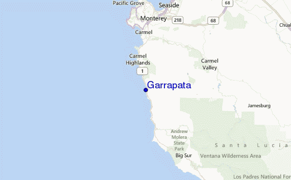 Garrapata Location Map
