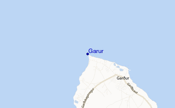 locatiekaart van Garur