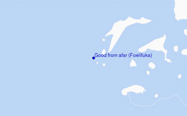 locatiekaart van Good from afar (Foelifuka)