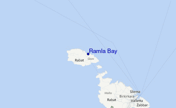 Ramla Bay Location Map