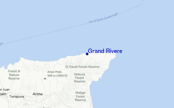 Grand Rivere Location Map
