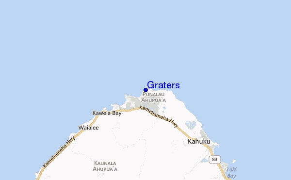 locatiekaart van Graters