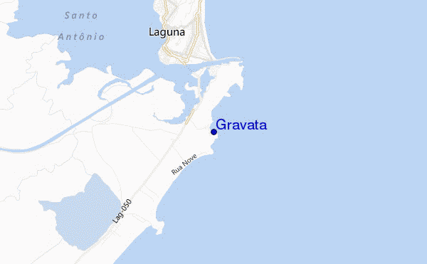 locatiekaart van Gravata